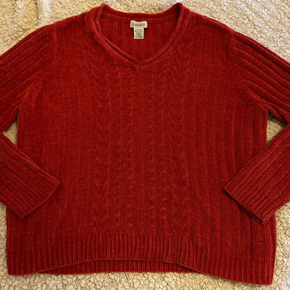 Vintage Red Sweater